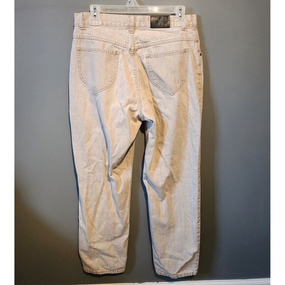 Lee Original Jeans Tan Khaki Straight Leg Vintage Women's Size 12M - Picture 2 of 7